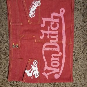 Von Dutch Mini Skirt